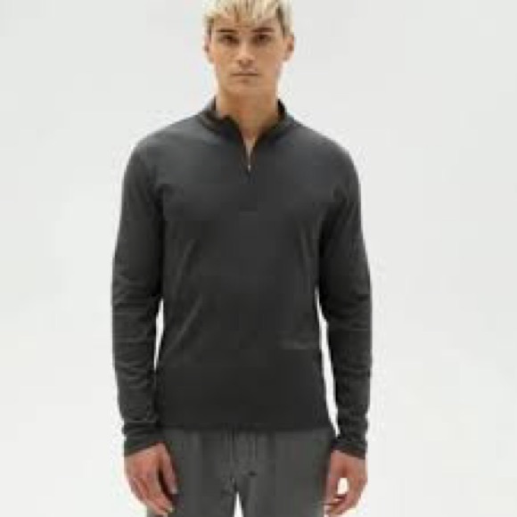Robert Barakett Other - Robert Barakett large 1/4 Zip Pullover shirt top men’s $125 black long sleeve